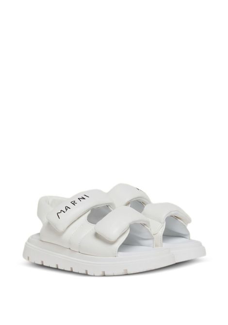 Sandali imbottiti con logo MARNI KIDS | 823062